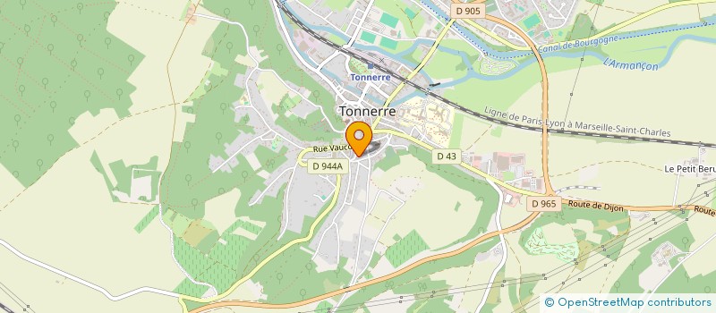 localisation de l'entreprise JANICE  TONNERRE