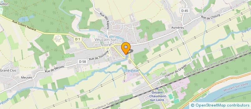 localisation de l'entreprise JANICK ET PHILIPPE  VEUZAIN-SUR-LOIRE