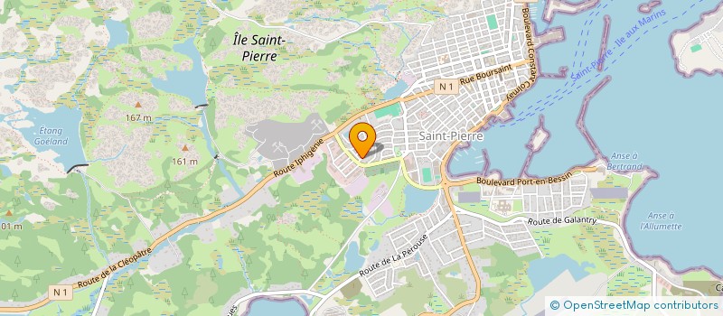 localisation de l'entreprise JANIL ET ASSOCIES à SAINT-PIERRE