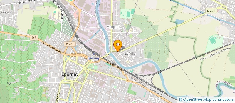 localisation de l'entreprise JANIN à EPERNAY
