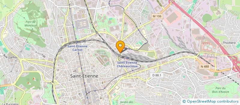 localisation de l'entreprise JANIN AUTOMOBILES  SAINT-ETIENNE