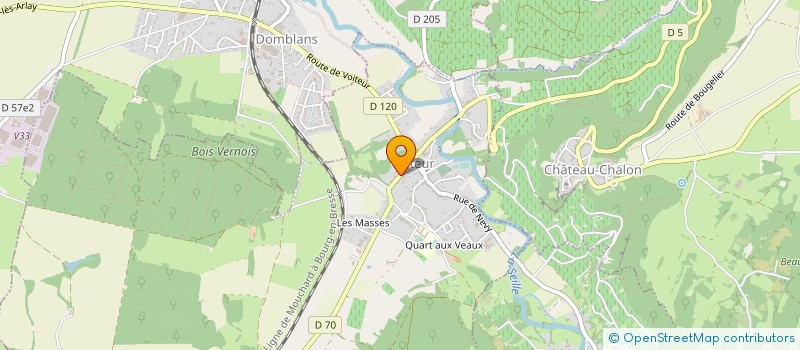 localisation de l'entreprise JANIN GALMICHE  HAUTEROCHE