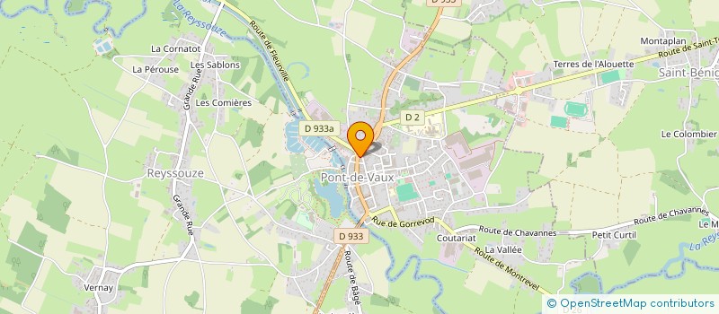 localisation de l'entreprise JANIN SYLVAIN  PONT-DE-VAUX