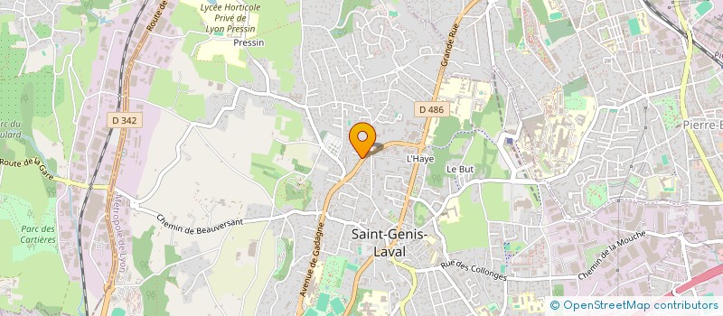 localisation de l'entreprise JANINE 3.10  SAINT-GENIS-LAVAL