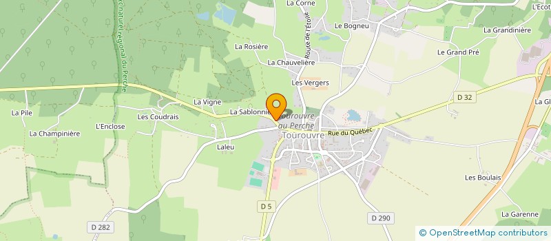 localisation de l'entreprise JANINE DEBRAY 0 à TOUROUVRE AU PERCHE