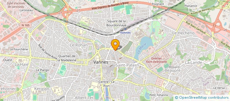 localisation de l'entreprise JANINE FLEURS à VANNES