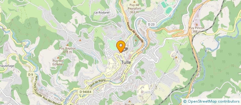 localisation de l'entreprise JANINIAS  TULLE