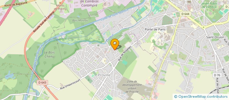 localisation de l'entreprise JANINVEST  CAMBRAI