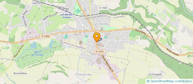 localisation de l'entreprise JANIOBBI  LES ABRETS-EN-DAUPHINE