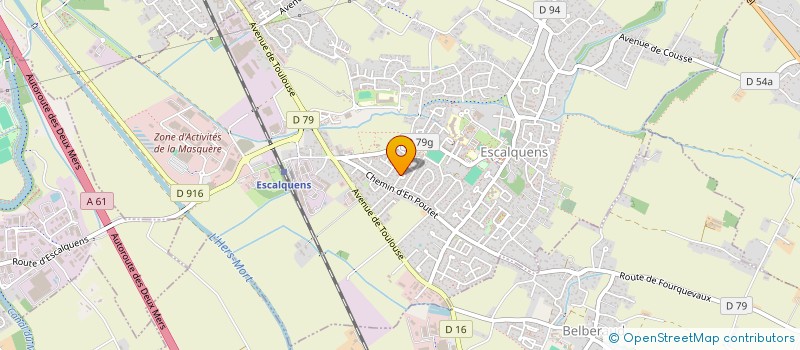 localisation de l'entreprise JANIQUE BEAUFILS IMMOBILIER  ESCALQUENS