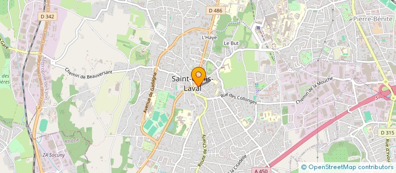 localisation de l'entreprise JANIQUE GILLES à SAINT-GENIS-LAVAL