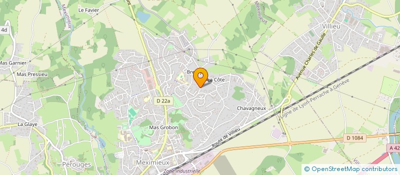 localisation de l'entreprise JANIS à MEXIMIEUX