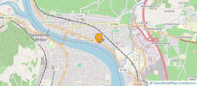 localisation de l'entreprise JANIS  TAIN-L'HERMITAGE