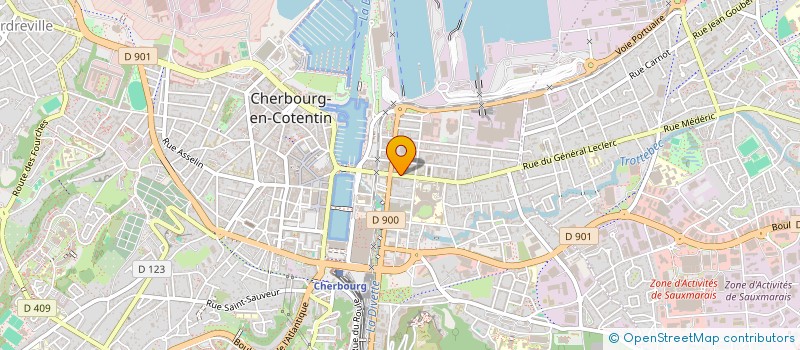 localisation de l'entreprise JANISYL à CHERBOURG-EN-COTENTIN