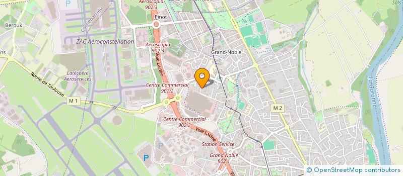 localisation de l'entreprise JANIT'HOME  BLAGNAC