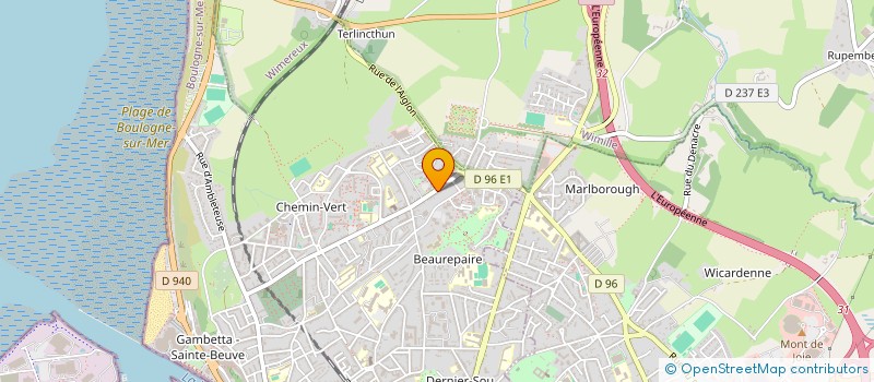 localisation de l'entreprise JANJU à BOULOGNE-SUR-MER