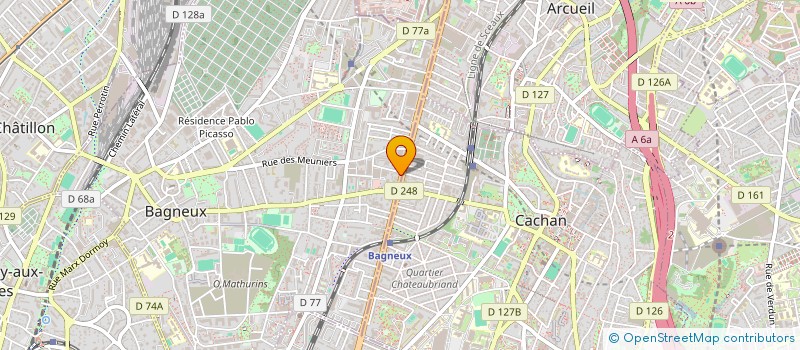 localisation de l'entreprise JANKY à BAGNEUX