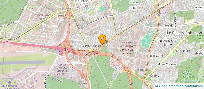 localisation de l'entreprise JANLYS à CLAMART