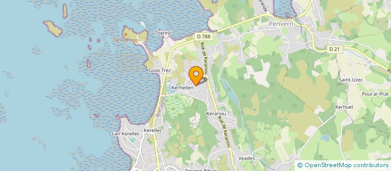 localisation de l'entreprise JANMAR  TREBEURDEN