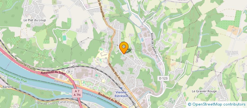 localisation de l'entreprise JANMI  VIENNE