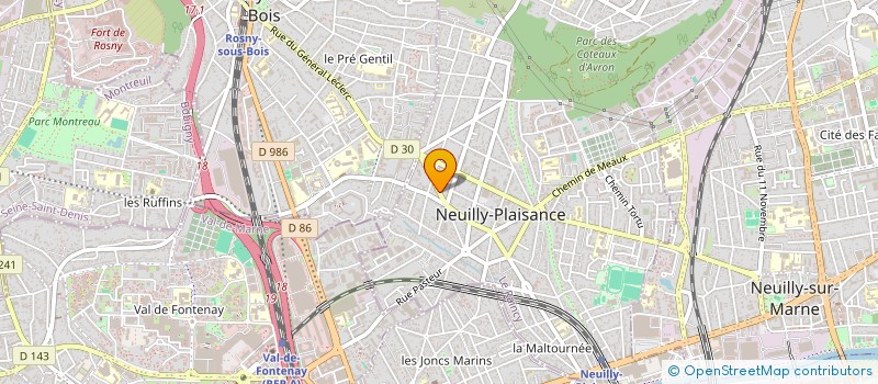 localisation de l'entreprise JANMIVA à NEUILLY-PLAISANCE