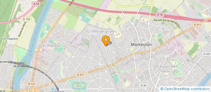 localisation de l'entreprise JANMY  CHATOU