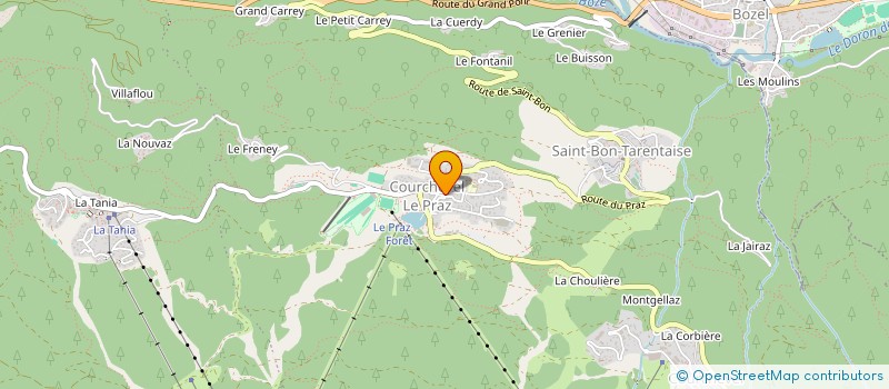 localisation de l'entreprise JANN à COURCHEVEL