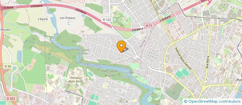 localisation de l'entreprise JANNA à AVRILLE