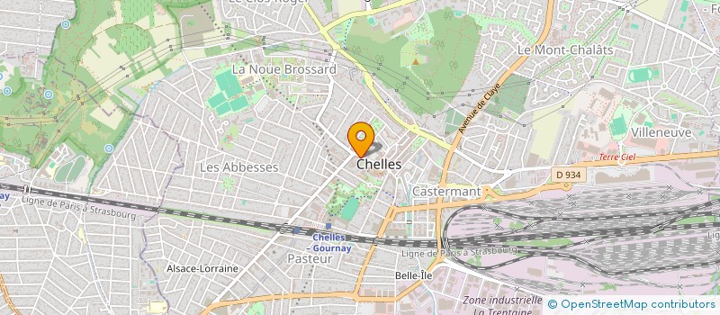 localisation de l'entreprise JANNA à CHELLES