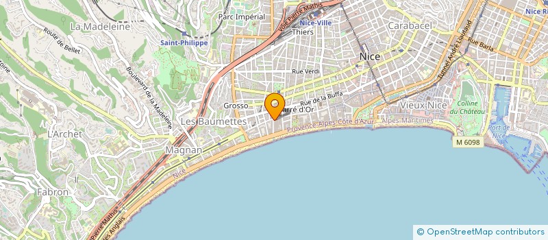localisation de l'entreprise JANNA à NICE