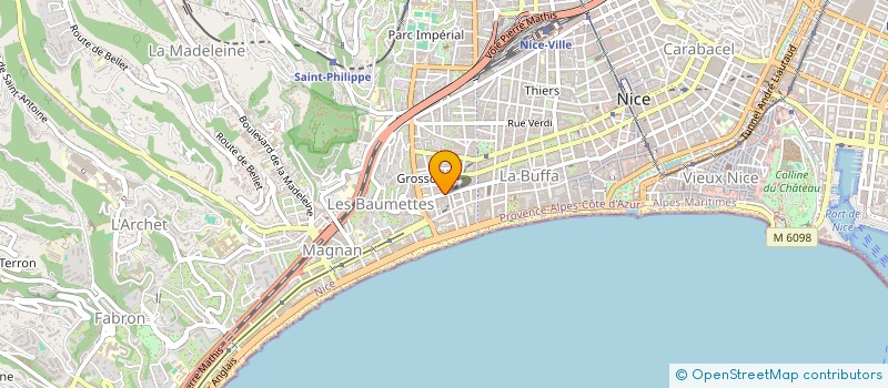 localisation de l'entreprise JANNA DECO  NICE