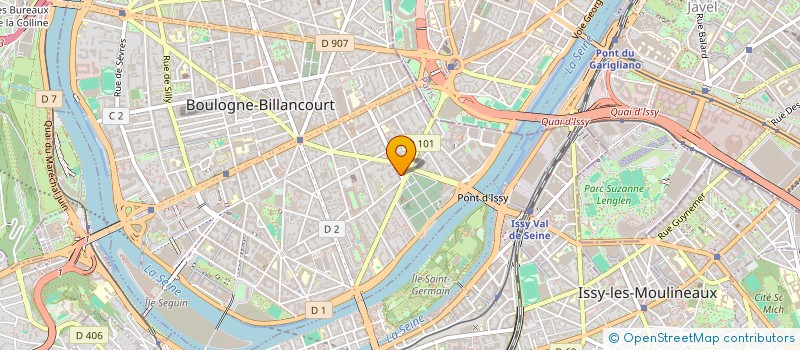 localisation de l'entreprise JANNA PARIS à BOULOGNE-BILLANCOURT