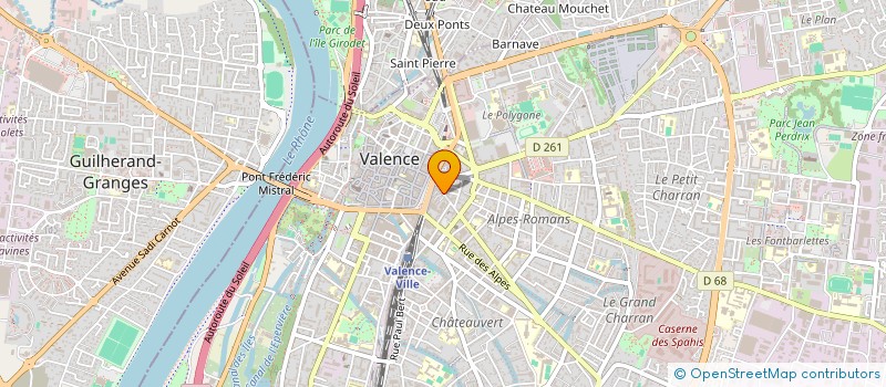 localisation de l'entreprise JANNA PARIS  VALENCE