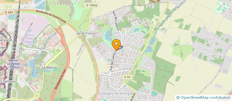 localisation de l'entreprise JANNAH TRANSPORT  MAGNY-LE-HONGRE