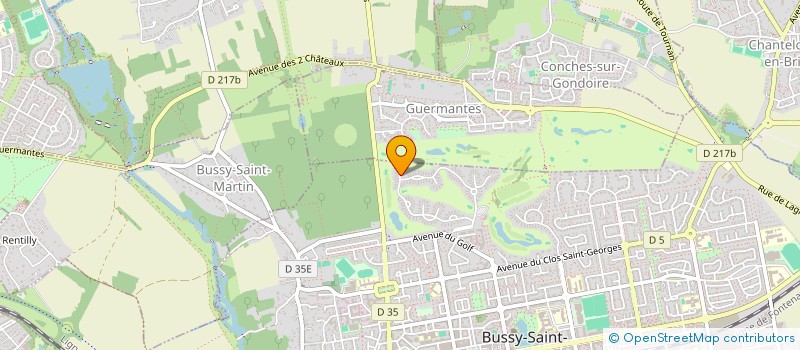 localisation de l'entreprise JANNARIS  BUSSY-SAINT-GEORGES