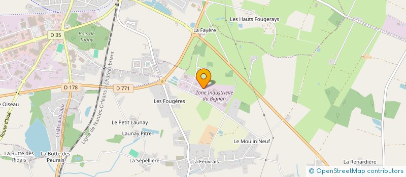 localisation de l'entreprise JANNAULT CONCEPT à ERBRAY