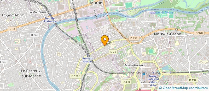 localisation de l'entreprise JANNE DIFFUSION à NOISY-LE-GRAND