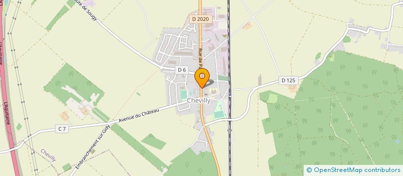 localisation de l'entreprise JANNEQUIN CUISINIER TRAITEUR à CHEVILLY