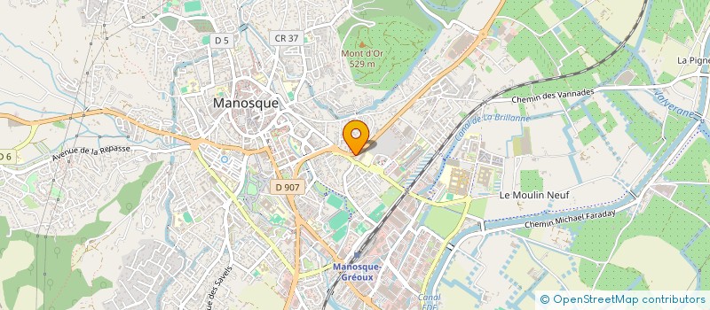 localisation de l'entreprise JANNICK TREHIN à MANOSQUE