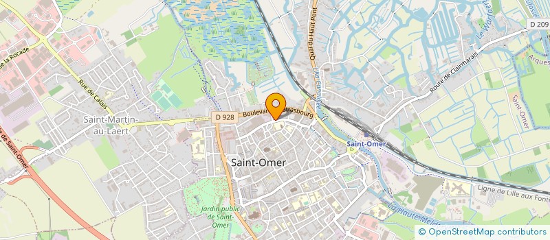 localisation de l'entreprise JANNORAY ENVIRONNEMENT  ARQUES