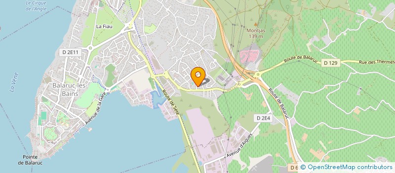 localisation de l'entreprise JANNY  BALARUC-LE-VIEUX