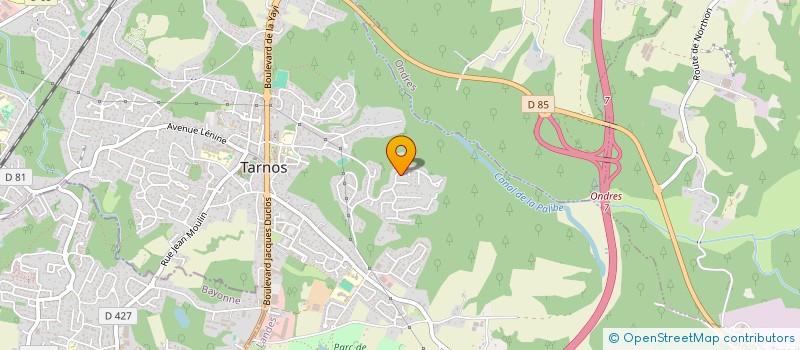 localisation de l'entreprise JANNYS  TARNOS