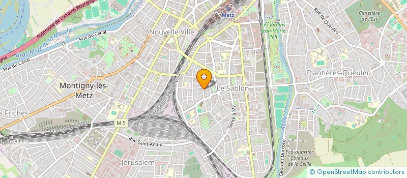 localisation de l'entreprise JANO  METZ