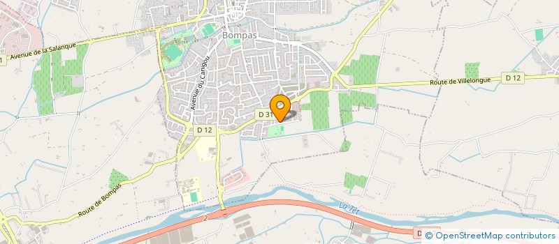 localisation de l'entreprise JANO à BOMPAS