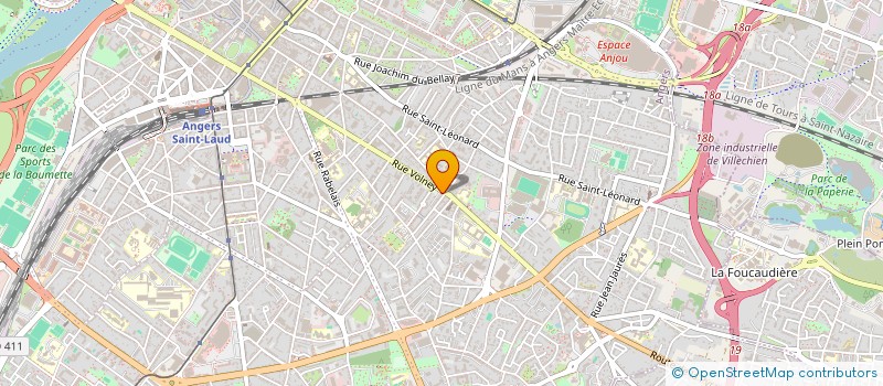 localisation de l'entreprise JANOLA à ANGERS