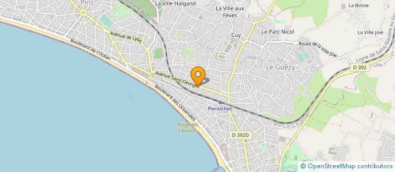 localisation de l'entreprise JANOT IMMOBILIER à LA BAULE-ESCOUBLAC