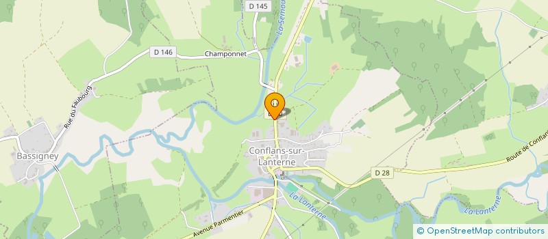 localisation de l'entreprise JANOT-PENIN  CONFLANS-SUR-LANTERNE