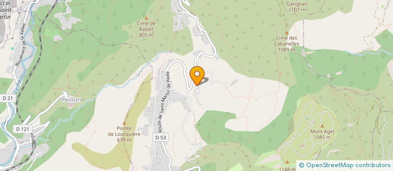 localisation de l'entreprise JANOT / PY  PEILLE