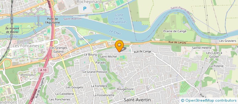 localisation de l'entreprise JANOTHERMIE à SAINT-AVERTIN
