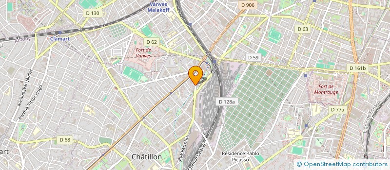 localisation de l'entreprise JANOUKI COURTAGE à CHATILLON